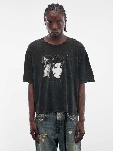 Ann Demeulemeester Exclusive Black Lu "Aimee" Graphic Tee