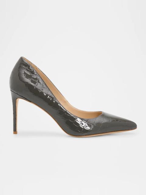 L'AGENCE 95mm Maelle III Patent Leather Pumps