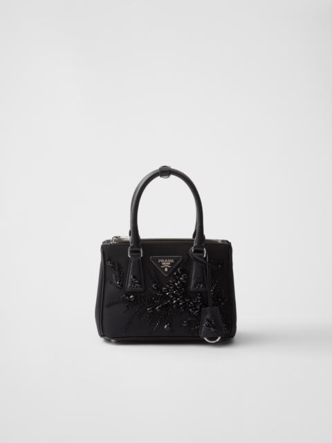 Prada Galleria embroidered Re-Nylon and Saffiano mini-bag