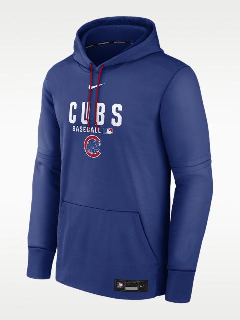 Nike Chicago Cubs Authentic Collection Men's Nike Therma MLB Pullover Hoodie