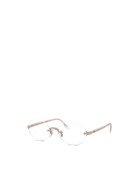 Ray-Ban x A$AP Rocky rimless glasses