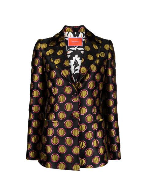 24/7 patterned-jacquard jacket