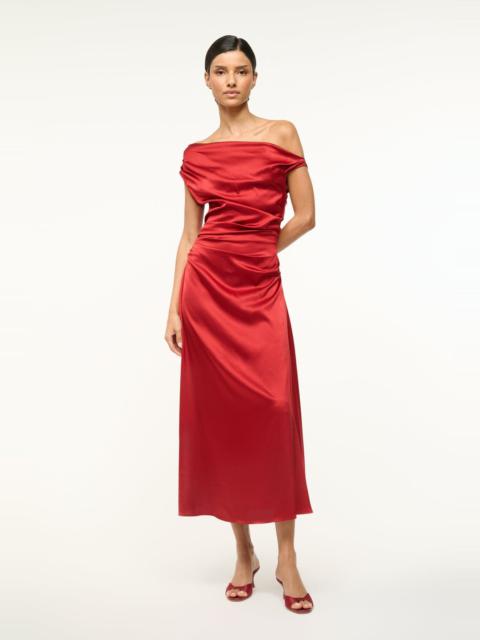 STAUD PHARE DRESS ROUGE
