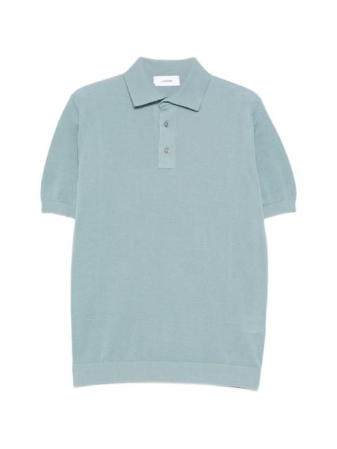 LARDINI buttoned knitted polo shirt