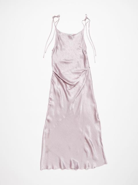 Acne Studios Satin dress - Light lilac purple