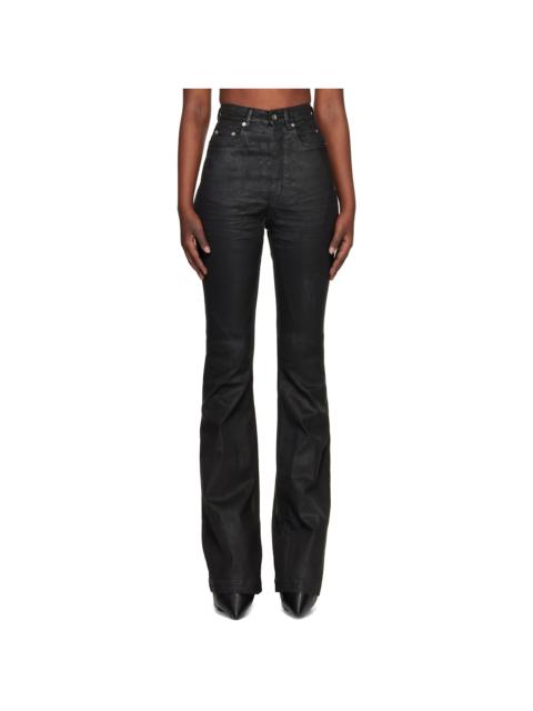 Rick Owens DRKSHDW Black Temple Bolan Bootcut Jeans