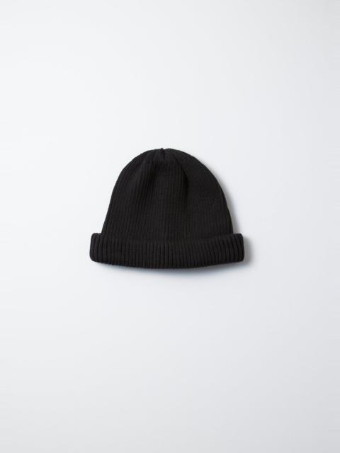 ROTOTO® ROTOTO - COTTON ROLL UP HAT - BLACK