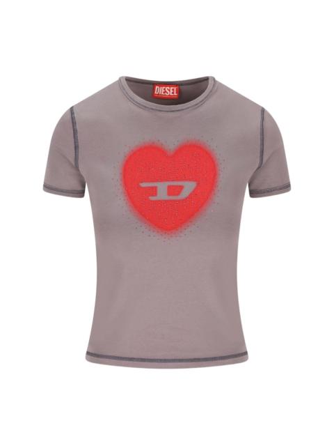 Heart cotton t-shirt