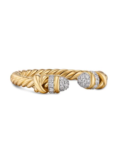 DAVID YURMAN Women's Petite Helena Open Ring in 18K Yellow Gold - Yellow Gold