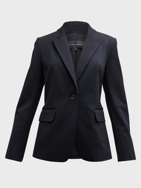 KOBI HALPERIN Collette Peak-Lapel Single-Button Jacket