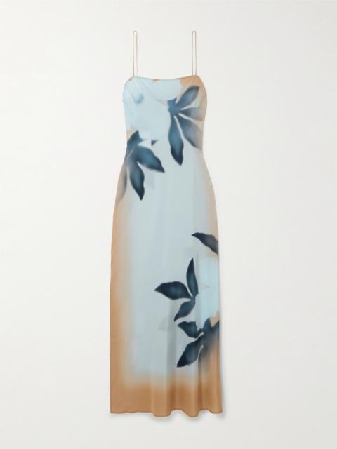 SIR. Floral-print Silk Maxi Dress