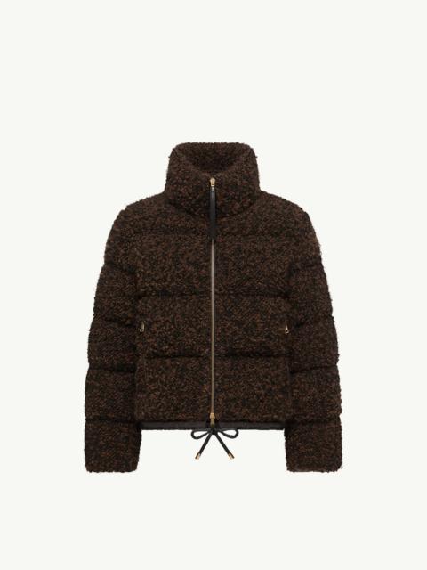 Moncler Trascendance Tweed Short Down Jacket
