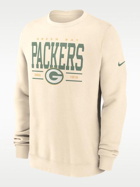 Nike Green Bay Packers Club Men's Nike NFL Pullover Crew