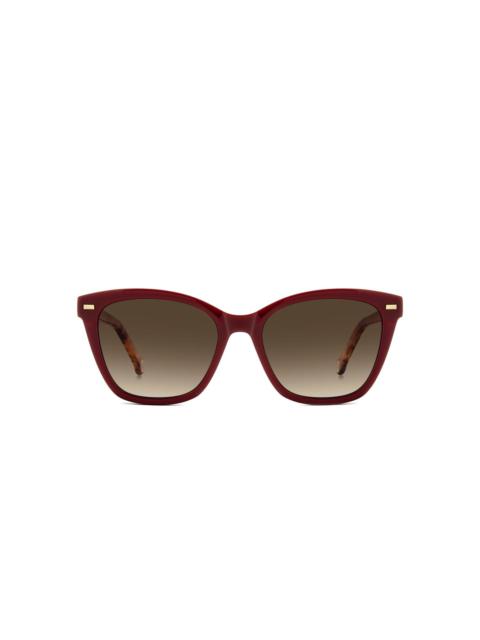 CAROLINA HERRERA clip tortoiseshell glasses