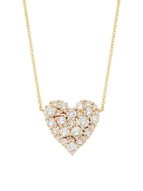 SYDNEY EVAN Women's 14K Yellow Gold & Diamond Heart Pendant Necklace
