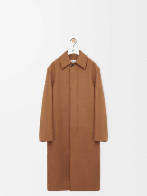 Loewe Belted coat in wool