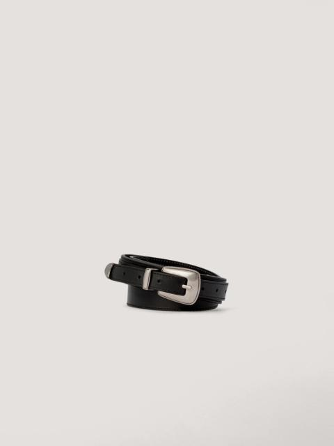 Lemaire MINIMAL WESTERN BELT COW LEATHER | REVERSIBLE