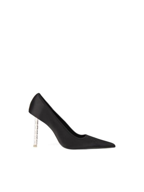 GCDS logo-embroidered pumps