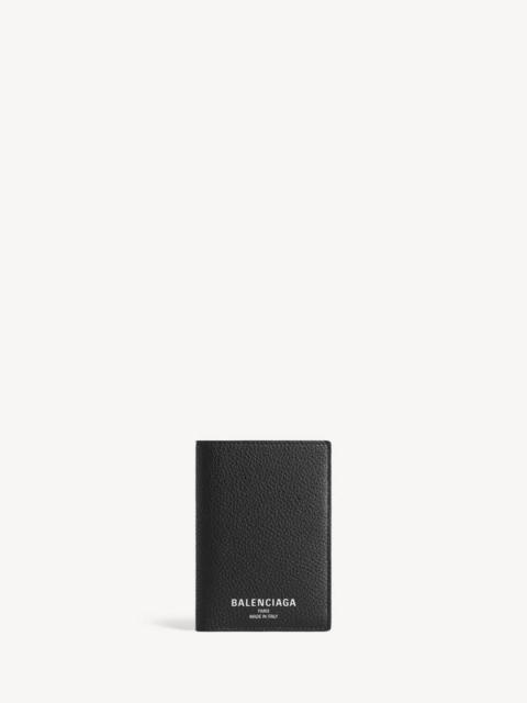 BALENCIAGA Men's Credit Passport Holder in Black