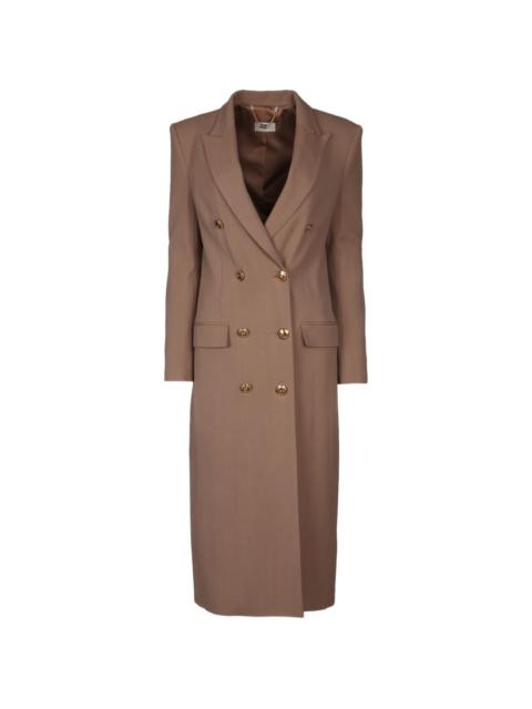 ELISABETTA FRANCHI double-breasted buttoned coat