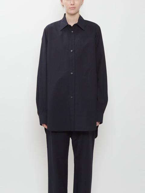 SOFIE D'HOORE Breg Cotton Voile Shirt — Midnight