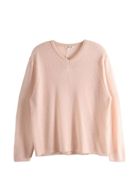 V-neck cashmere sweater