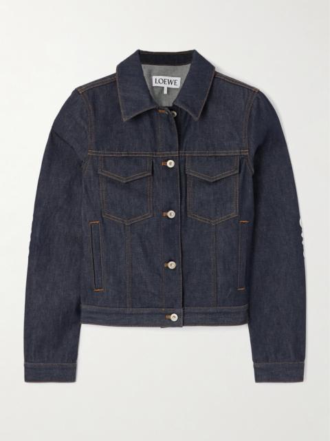 Loewe Anagram Appliquéd Denim Jacket