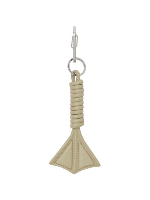 Duck Foot leather key charm