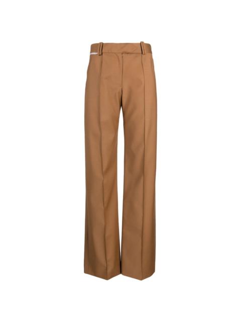 ALEKSANDRE AKHALKATSISHVILI virgin wool straight-leg trousers