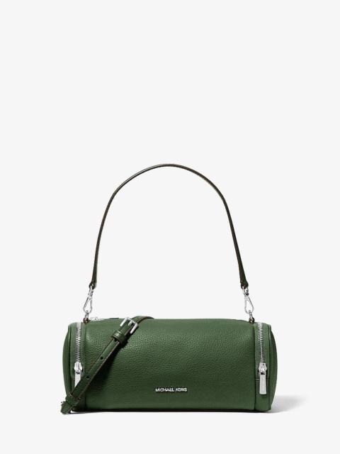 MICHAEL KORS Jet Set Travel Small Pebbled Leather Convertible Crossbody Bag