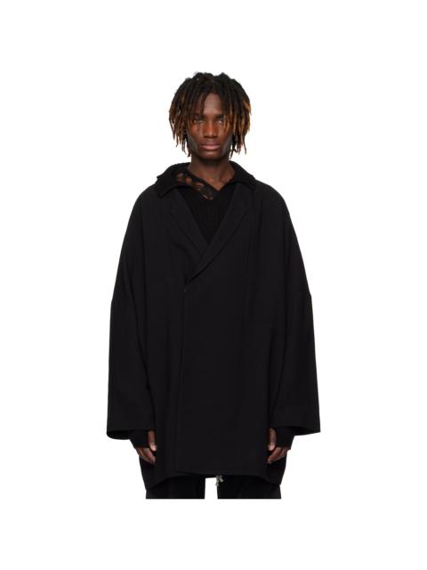 Rick Owens Black Hollywood Oversized Arrowhead Jacket