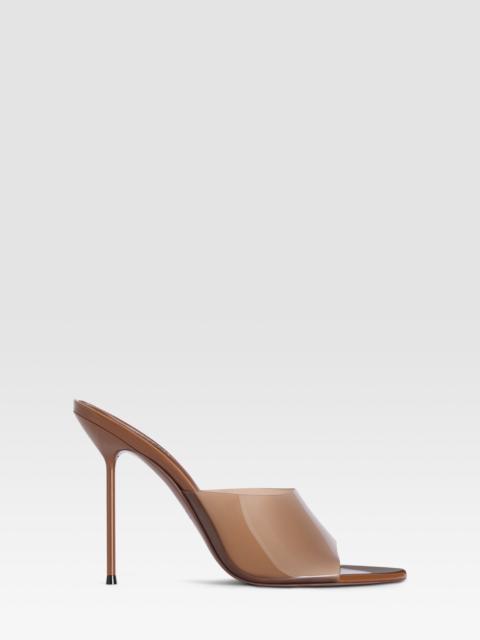 PARIS TEXAS Patent leather and PVC mule