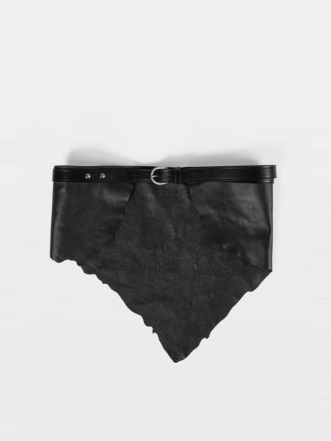 Ann Demeulemeester Romy Distressed Leather Belt