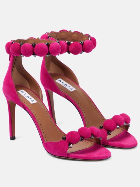 Alaïa La Bombe suede sandals