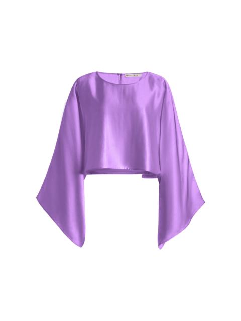 THIRD FORM Threshold Satin Top purple