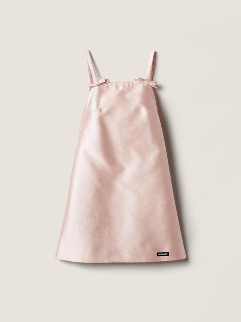 Miu Miu Silk and wool mini-dress