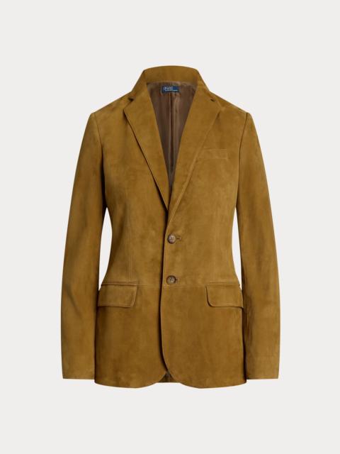 Polo Ralph Lauren Single-Breasted Lamb-Suede Blazer