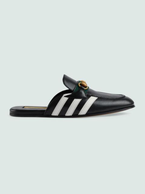GUCCI adidas x Gucci men's slipper with Horsebit | REVERSIBLE