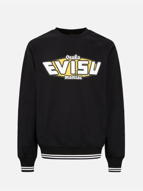 EVISU LOGO PRINT SWEATSHIRT