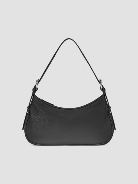 STAUD Women's Pine Leather Shoulder Bag - Black