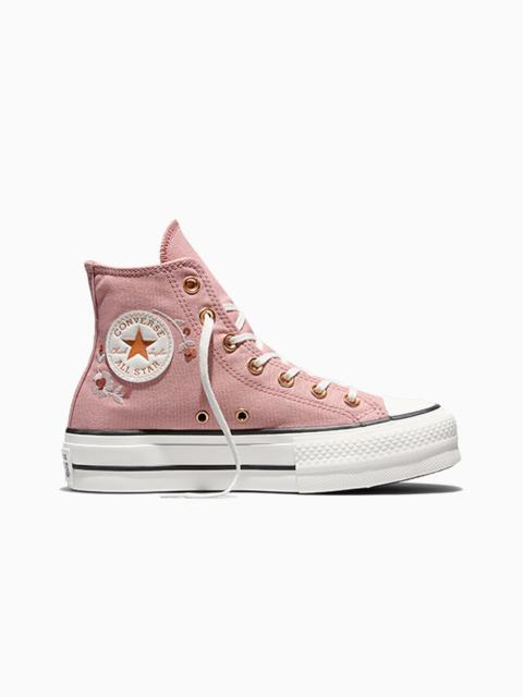 Converse Chuck Taylor All Star Lift Platform Sequin Flowers