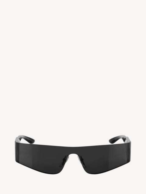 BALENCIAGA Mono Rectangle Sunglasses in Black