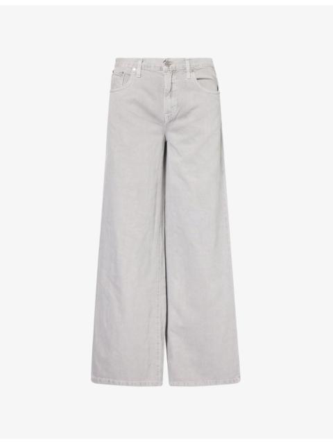 TWP Tiny Dancer Cotton and Linen-Blend Denim Jeans