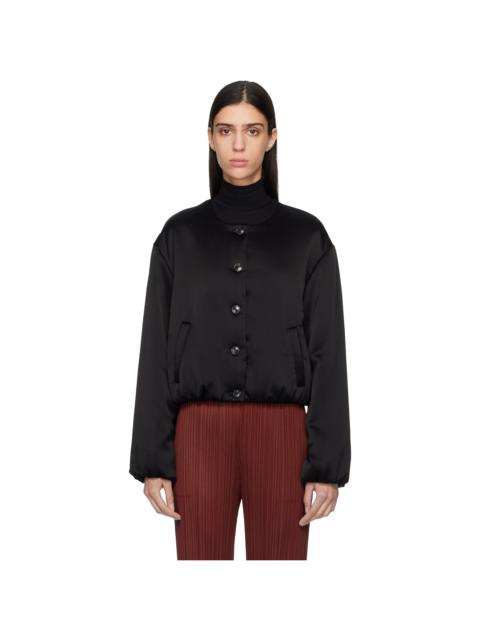 LESET Black Barb Bomber Jacket