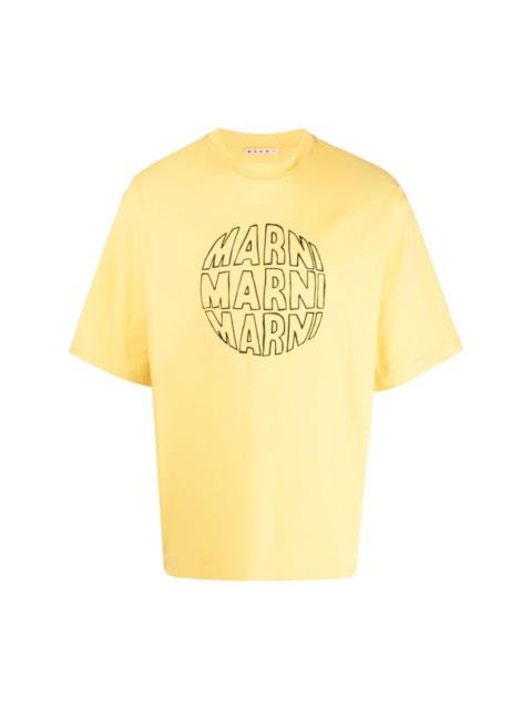 Marni logo-print cotton T-Shirt