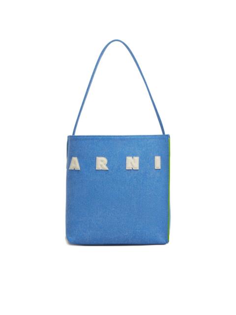 Marni logo-patch tote bag