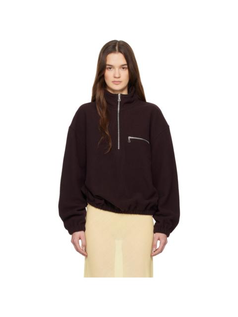 RIER Purple Fleece Tourbe Sweatshirt