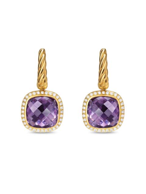 DAVID YURMAN Women's Albion Drop Earrings in 18K Yellow Gold - Amethyst
