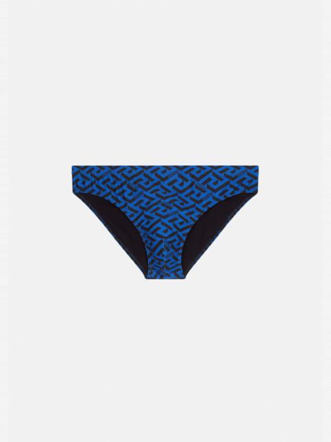 VERSACE Greca Signature Print Swim Briefs