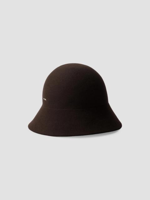 Prada Women's Felt Hat - Brown